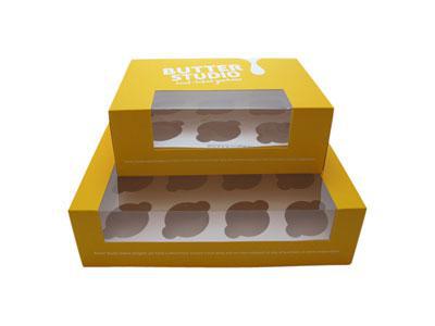 علبة ورق مقوى للكاب كيك