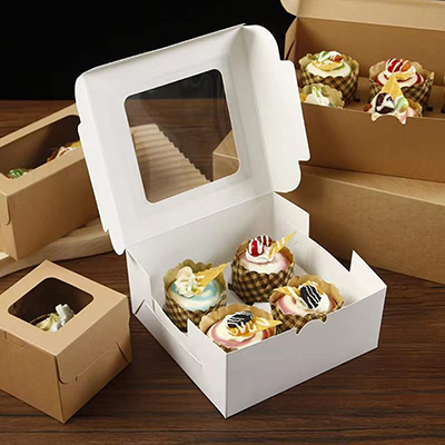 علبة ورق مقوى للكاب كيك